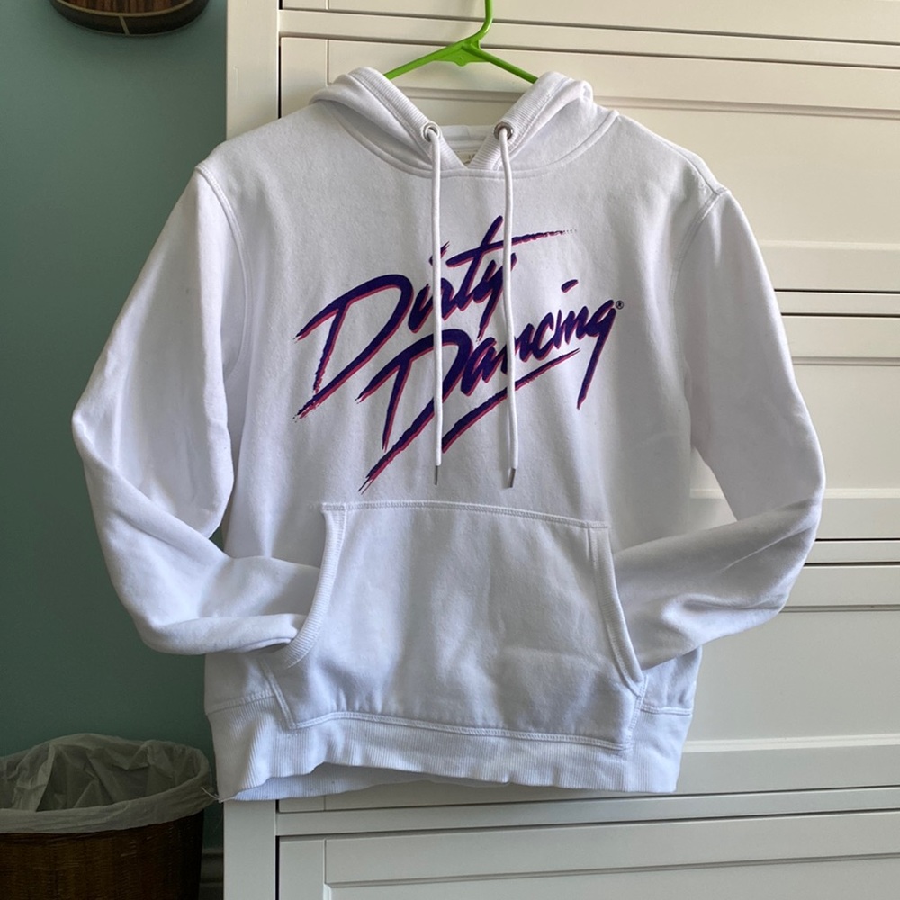 Dirty dancing slightly cropped hoodie